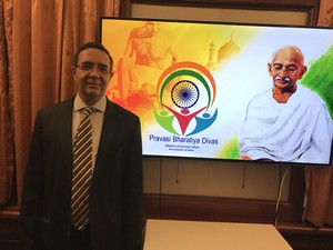 Ambassador Ajit Gupte at PBD 2018 Denmark